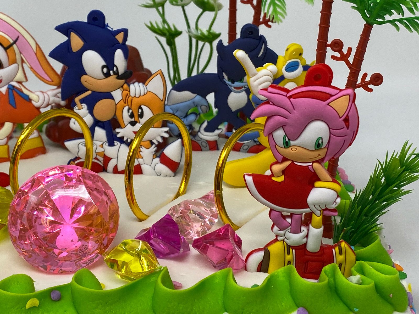 Sonic The Hedgehog 2 Birthday Cake Topper Set ~BRAND NEW~