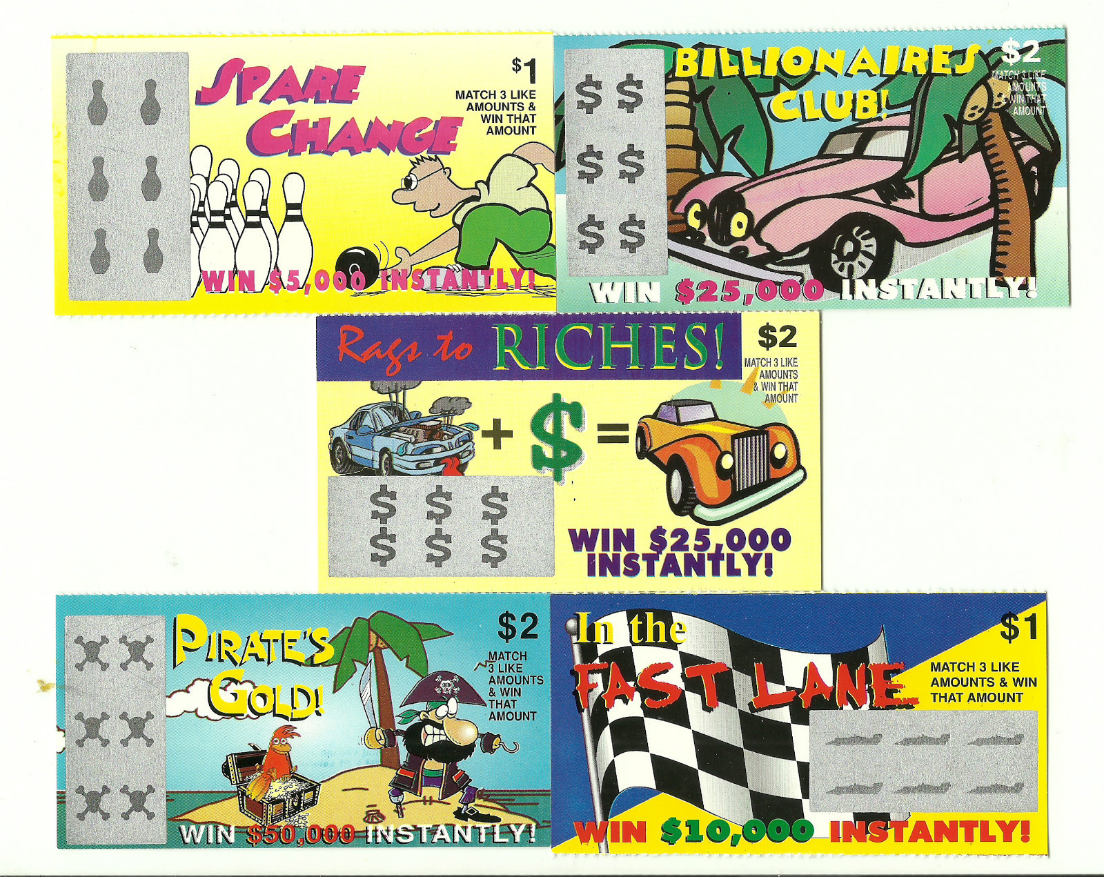 24 FaKe GaG JoKe PrAnK LoTTo LoTTeRy TiCkEtS Special Price $7.79 *FREE Shipping