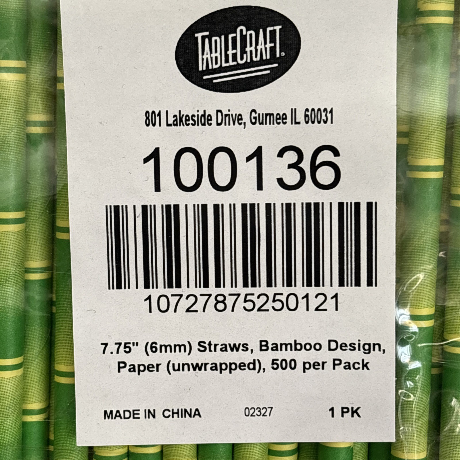Biodegradable Bamboo Paper Drinking Straws 500 Wholesale Cost Tiki Party Wedding