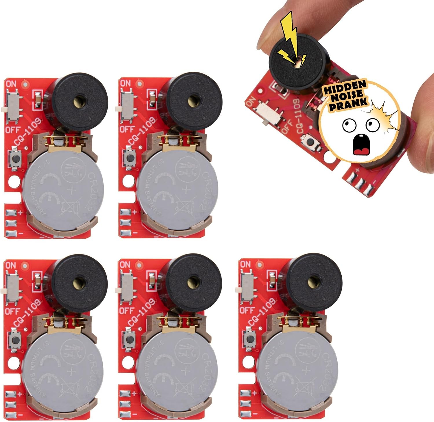 3 Pcs Mini Hidden Prank Noise Maker Cricket Sound Annoying Beeping Gag Device Bl