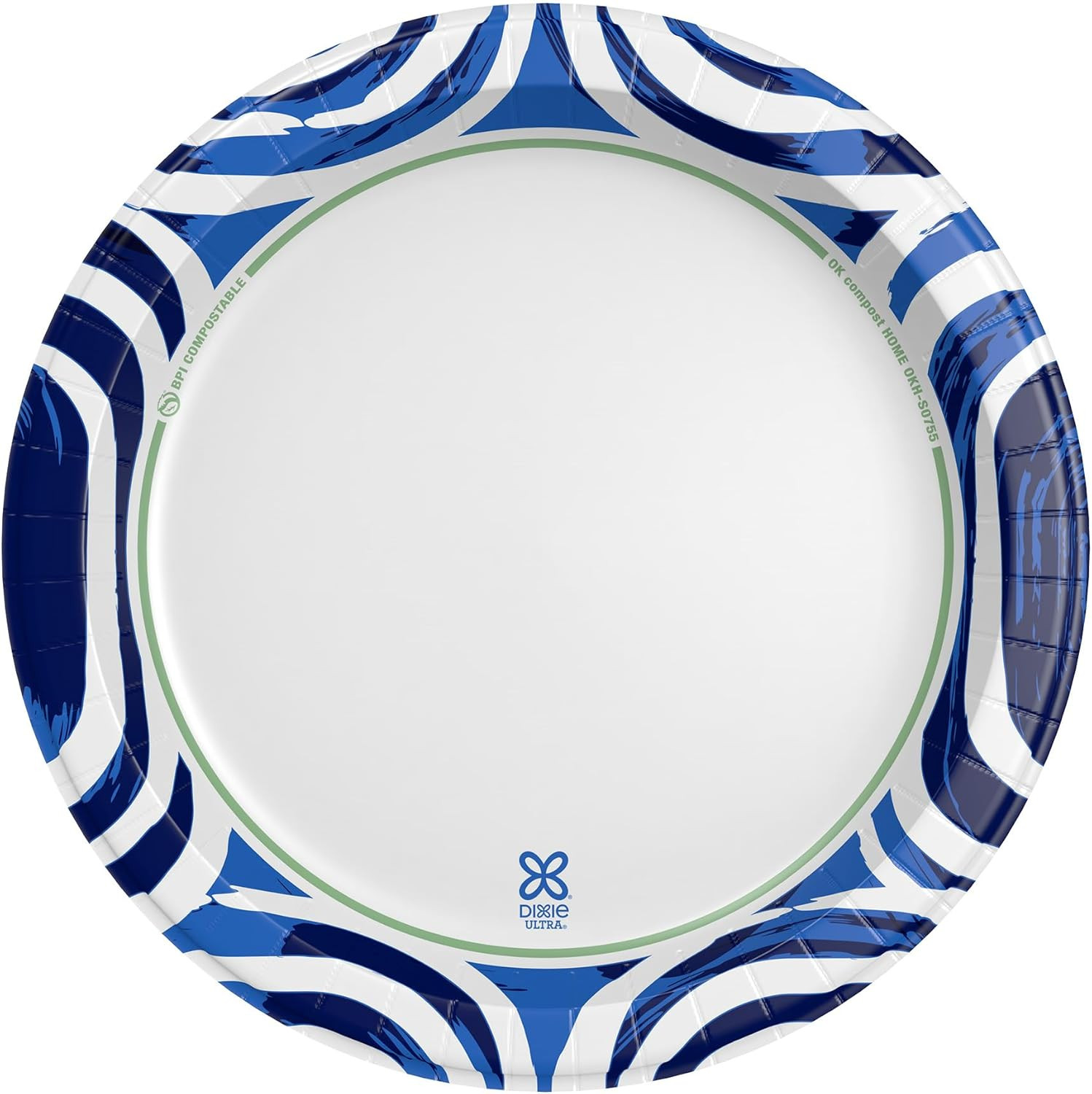 Ultra, Large Paper Plates, 10 Inch, 100 Count, 3X Stronger*, Heavy Duty, Microwa