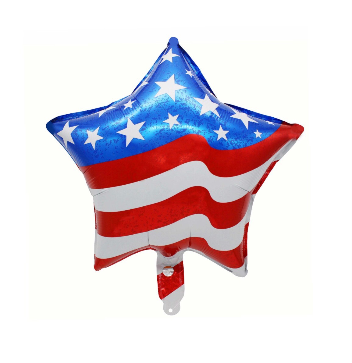 18 inch Star Shape US Stripe Flag Foil Balloon Party July 4 America Vote Decor