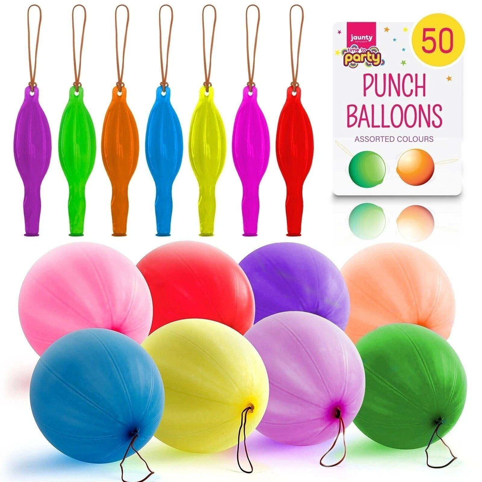 15–500pk Large Punch Balloons Party Bag Fillers Kids Birthday Goody Loot Toys