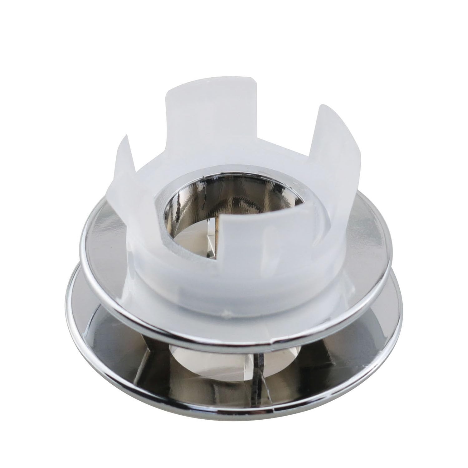 TAODAN 4PCS Bathroom Sink ABS Plastic Overflow Cover 1.29 Inch Diameter Washbasi