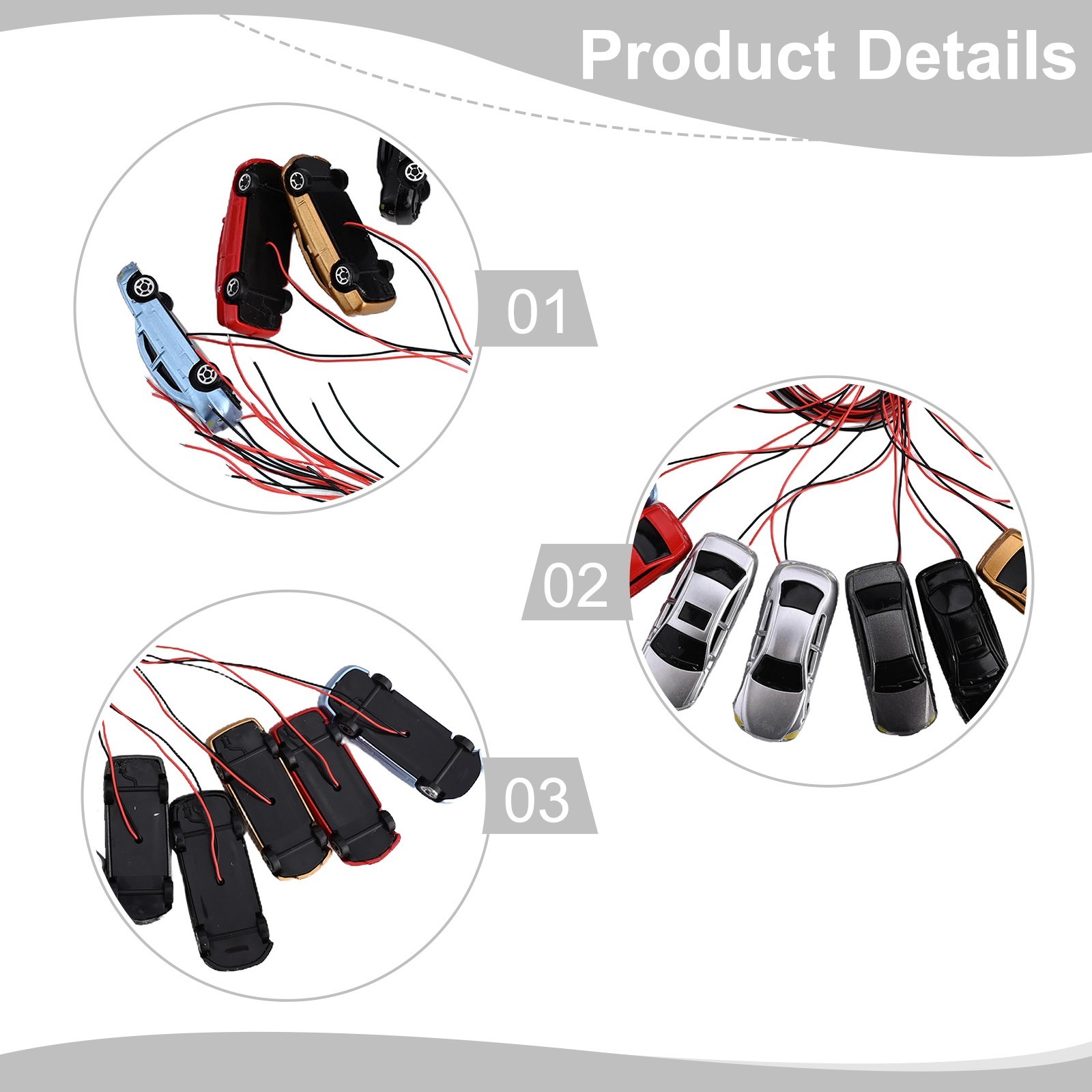 Brighten Lights Your Model Car Train With 10 H0 Scale Up Assorted Colors