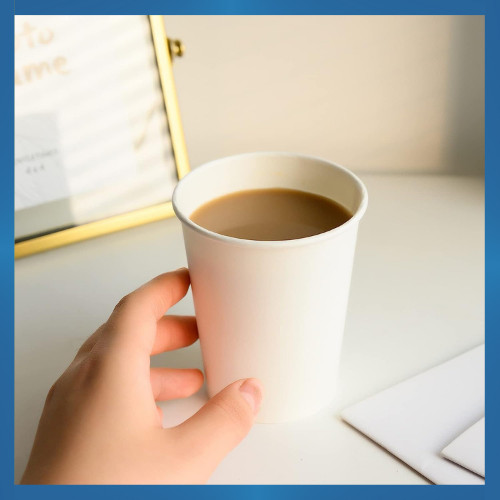 7oz White Paper Vending Cups Disposable Cups For Hot Drinks And Water Coolers