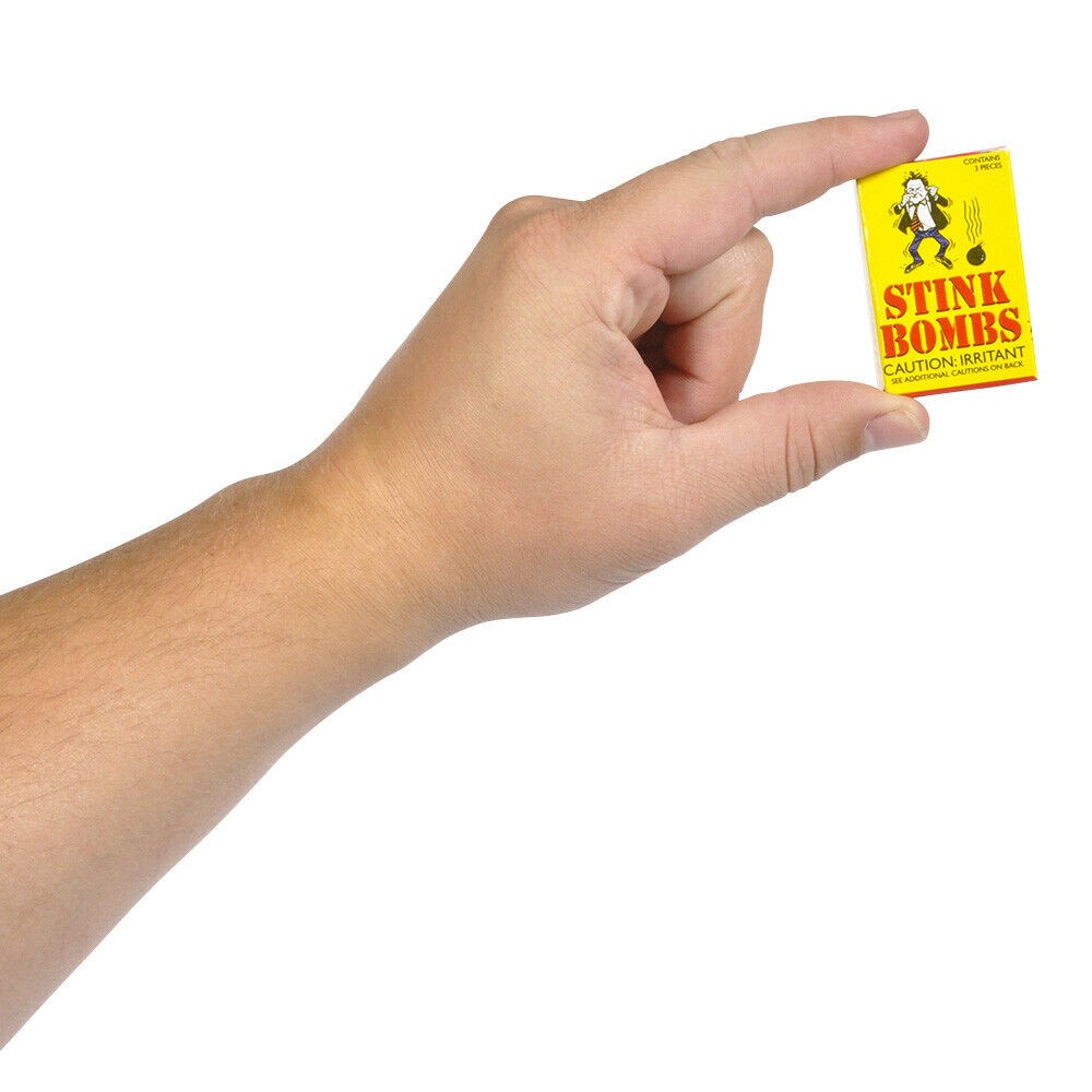 36 Stink Bombs – Stinky Glass Gag Prank Fart Joke (1 case of 36)
