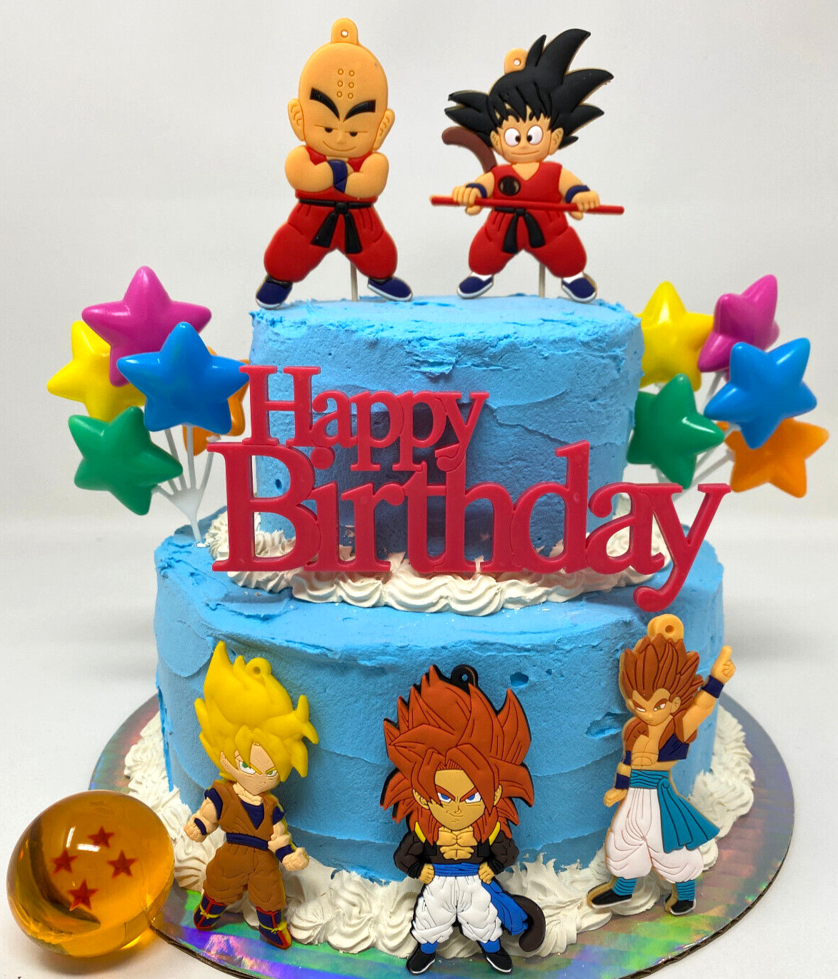 Dragon Ball Z ~ Cake Topper Set ~ BRAND NEW ~ Vegeta, Gohan, and