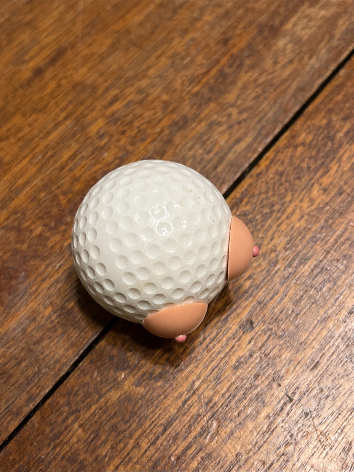 Golf Ball “Guaranteed to Keep Your Eye on the Ball” Ta-Tas Boobies Golf Ball