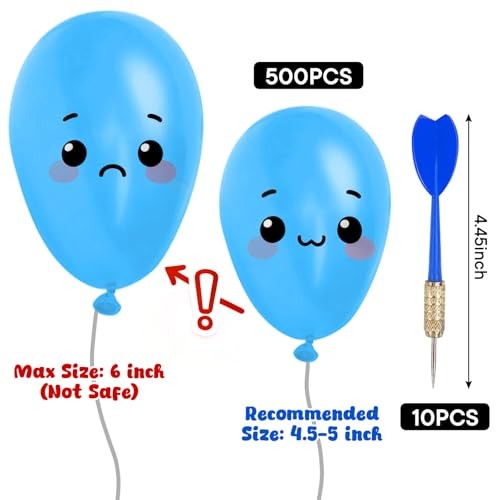 510PCS Dart Balloon Game Set – Carnival Games for Kids & Adults – Outdoor Party