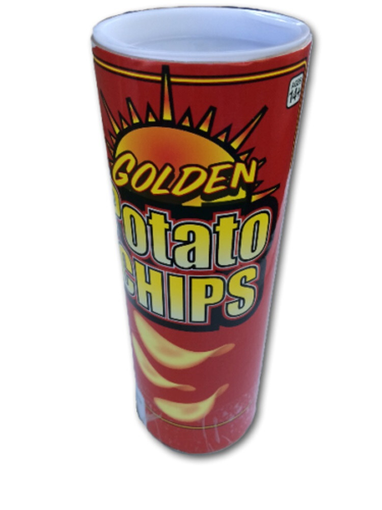 Potato Chip Snake Can spring gag gift funny clown party joke parade prop novelty
