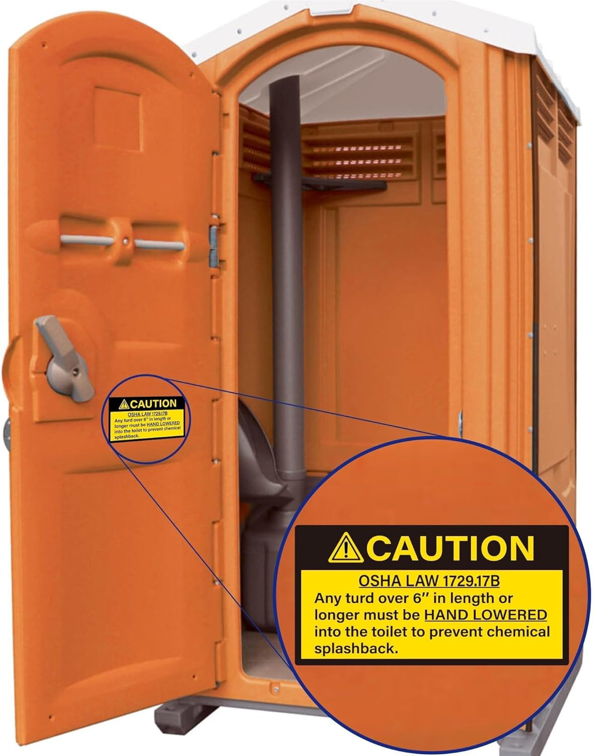 60 PCS Funny Prank Stickers for Porta Potty & Restroom Gags