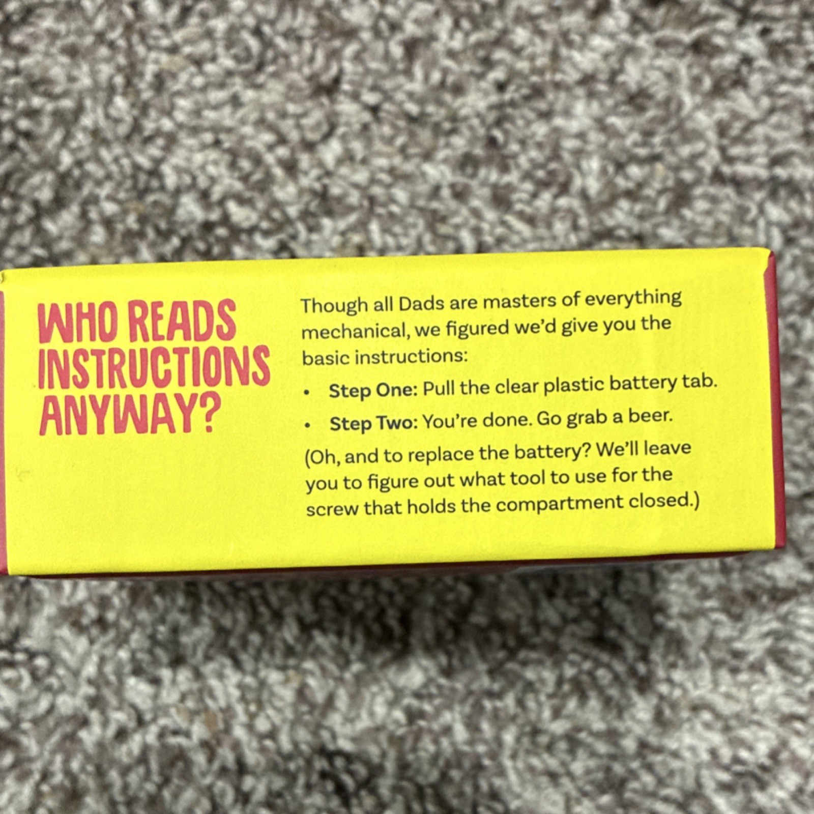Knucklhead Dad Joke Generator 50 Jokes Groan Gadget KN-003 for Adults