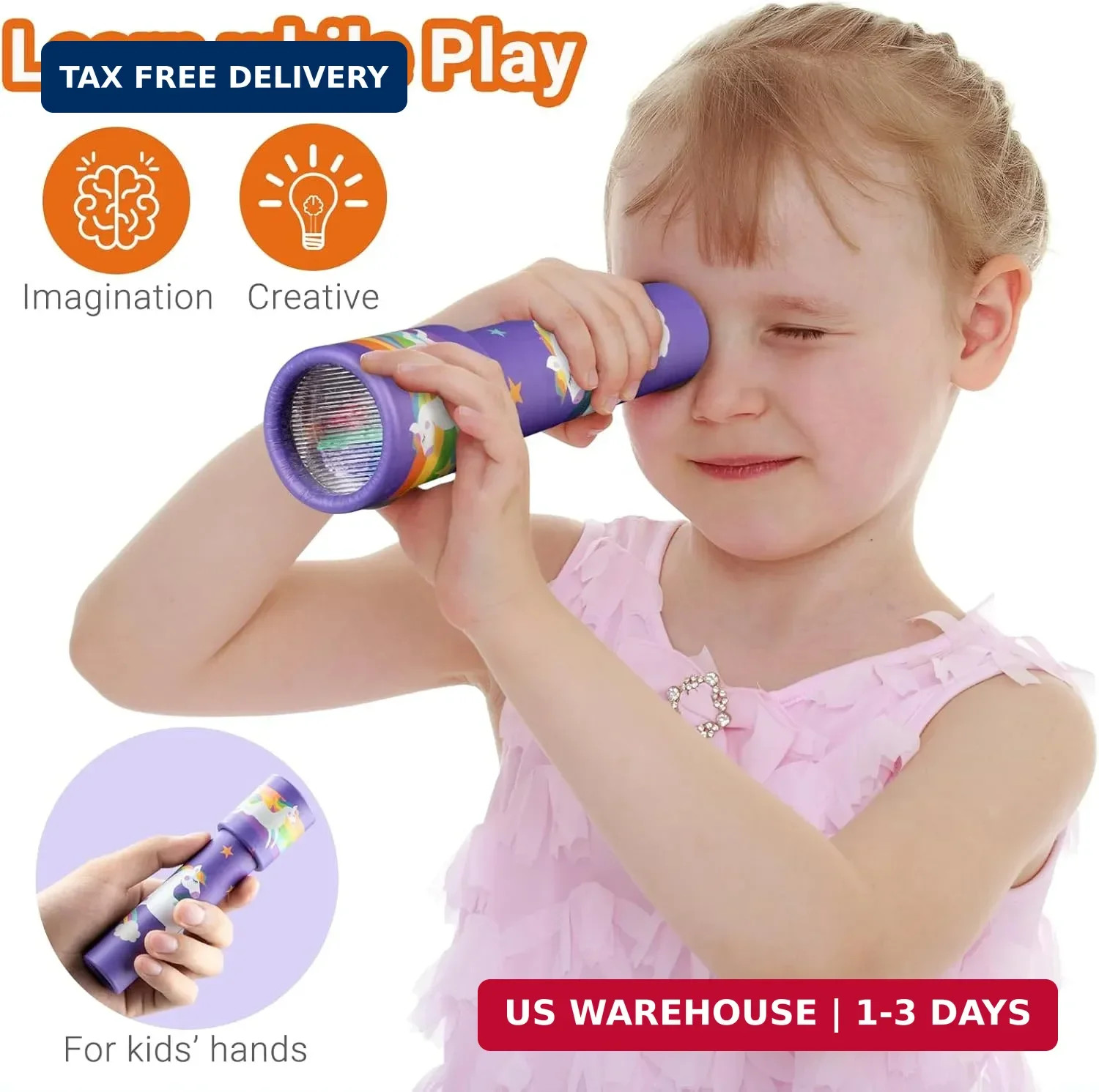 iKeelo 12PCS Classic Kaleidoscopes, Party Favors for Kids Birthday, Retro Educat