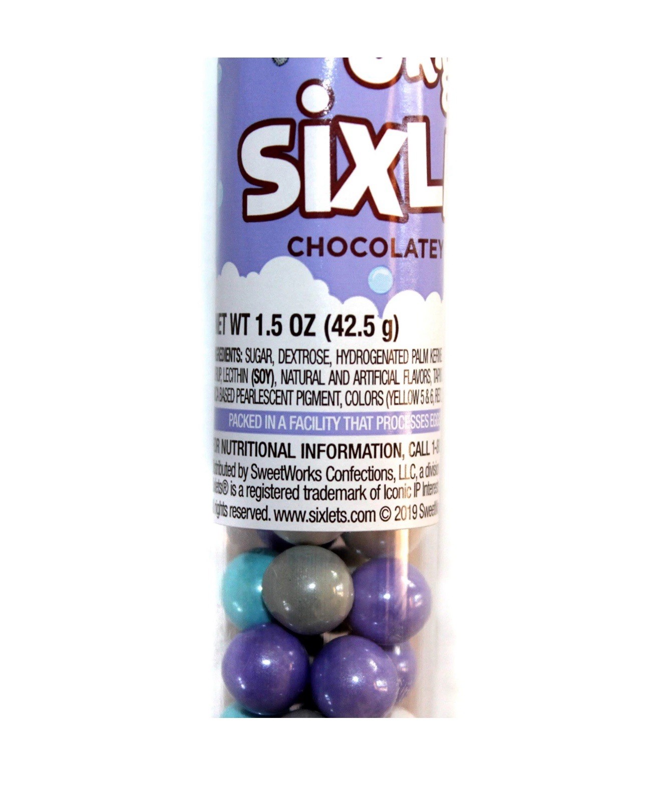 Sixlets Candies Snowflake Tubes Filled/Any Occasion 5oz EACH 10-PACK New/Sealed