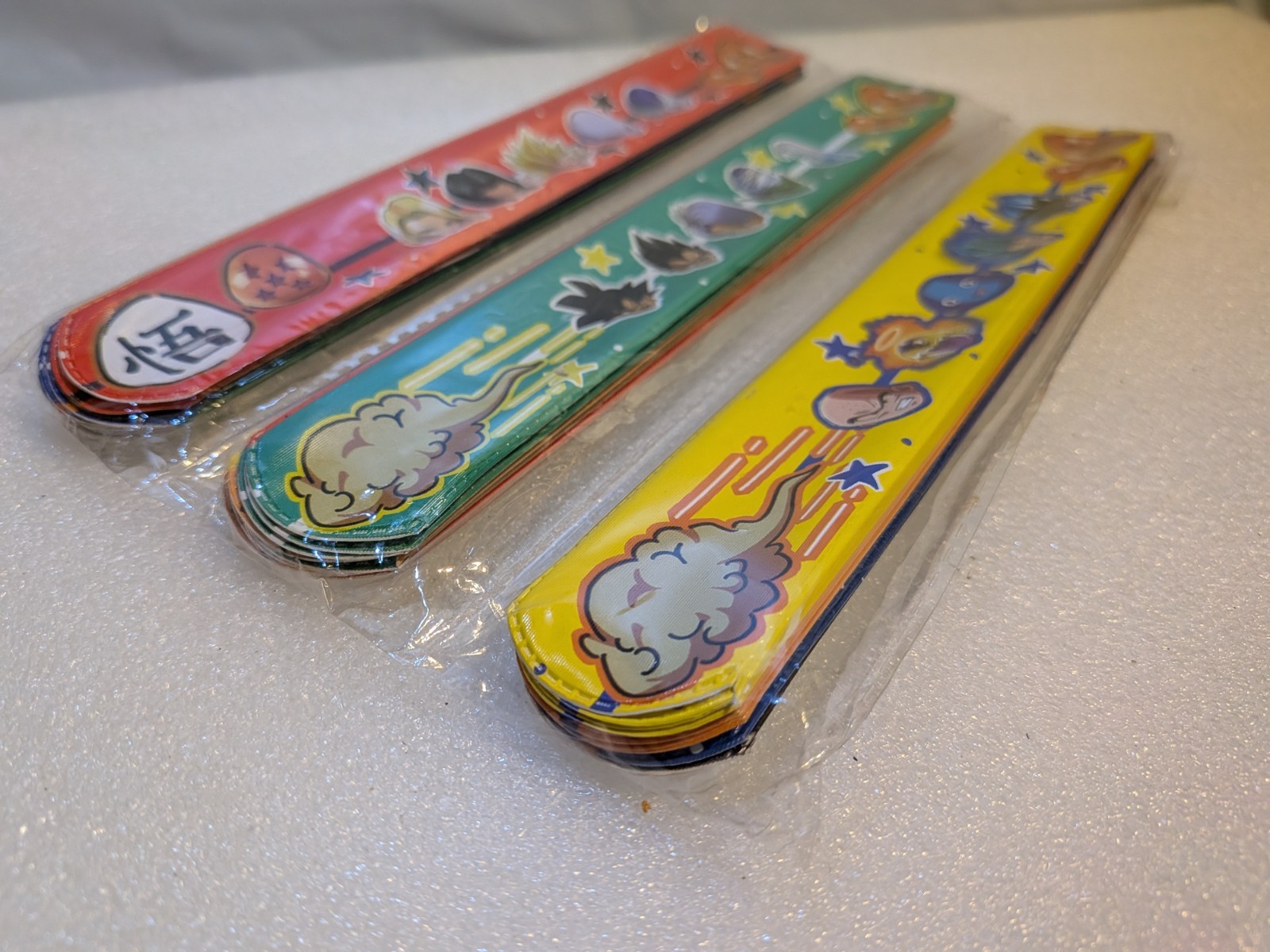 Lot of 30 Dragon Ball Z Anime Wristbands/Slap Bracelets Party Favor Assorted