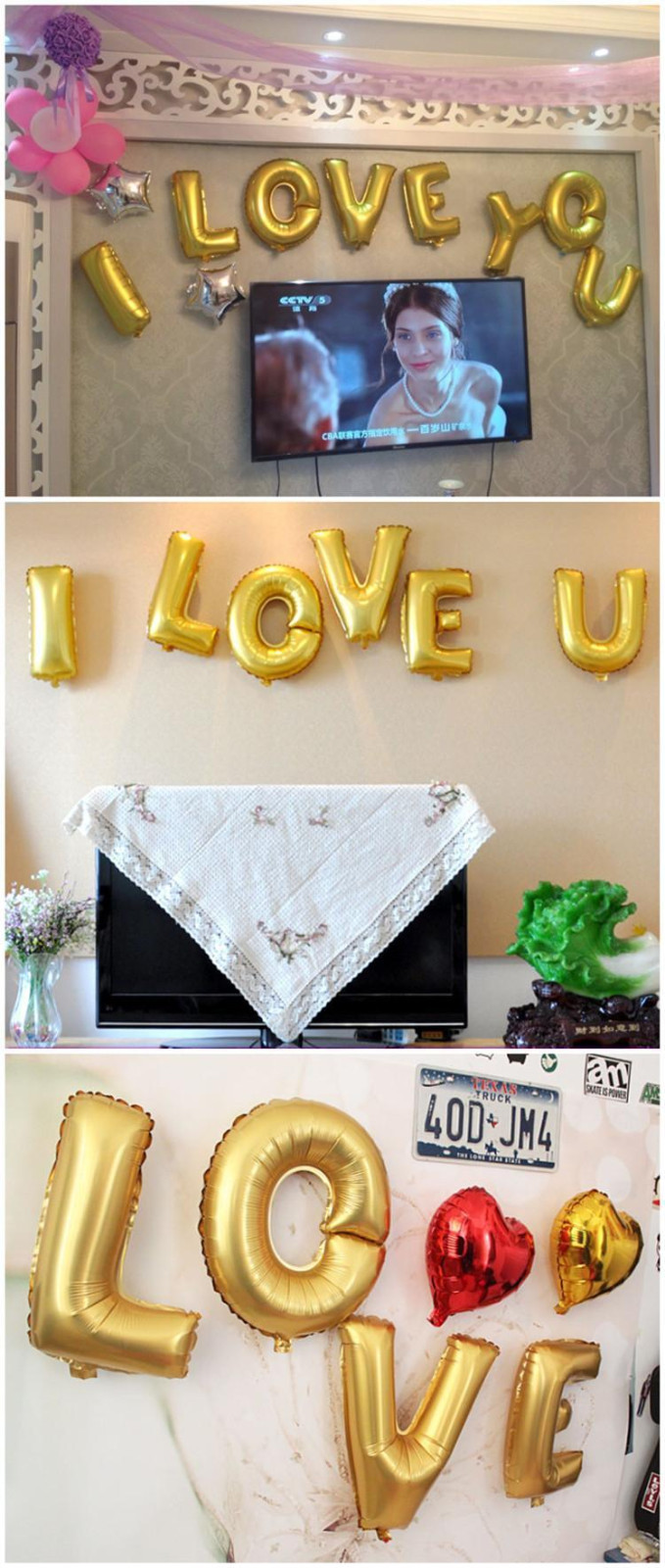 16″ FOIL LETTER BALLOONS NUMBER BALLOON ALPHABET SILVER GOLD PARTY SUPPLIES BABY