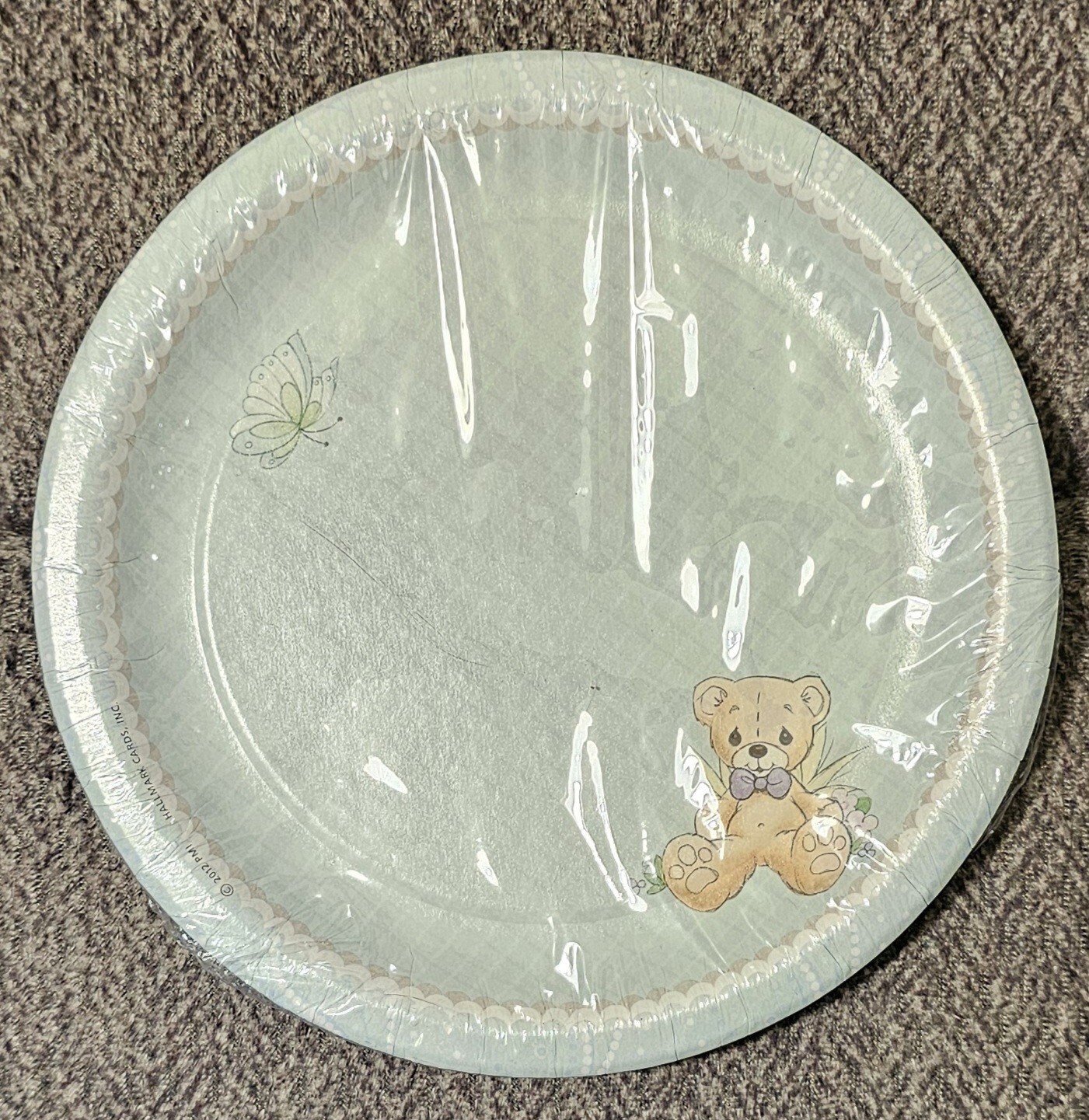 Boy Baby Shower 8 Dessert Plates Precious Moments Party Supplies New in Package
