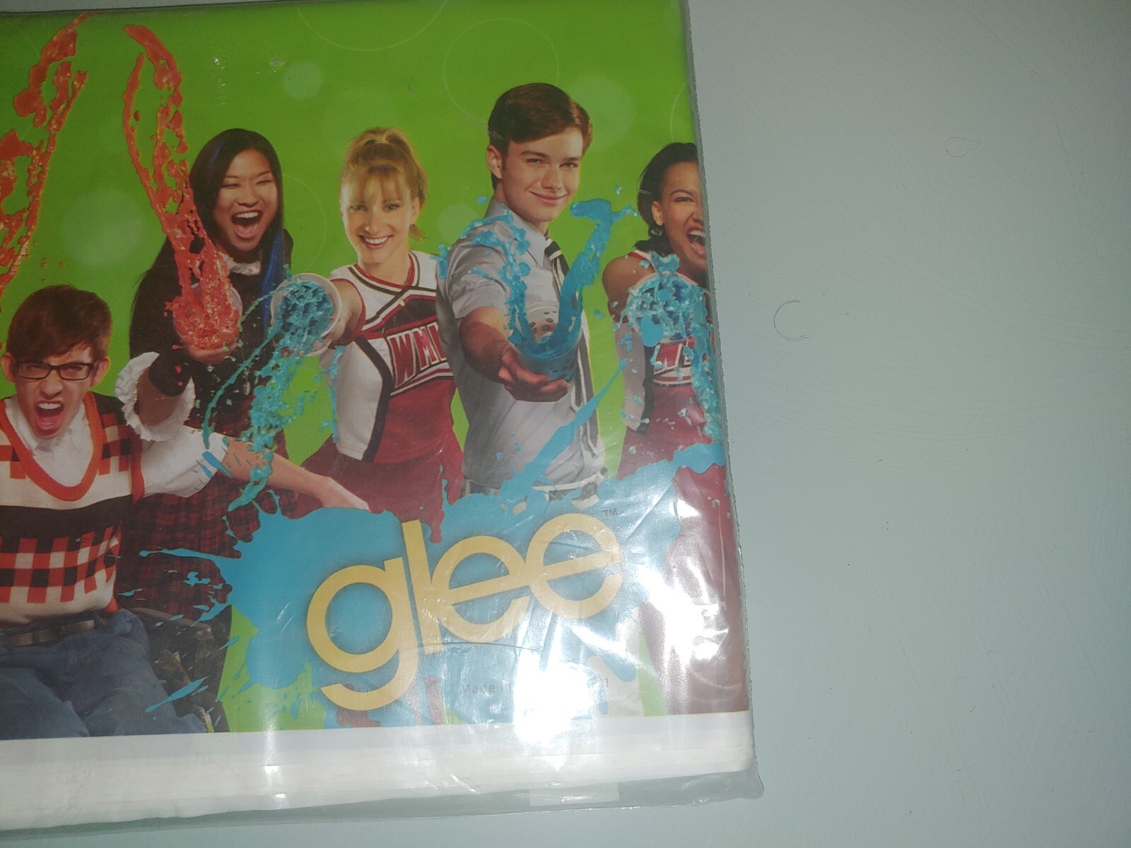 NEW Glee TV Show Table Cloth Cover 54″ X 102″ Party Decor Hallmark UNOPENED