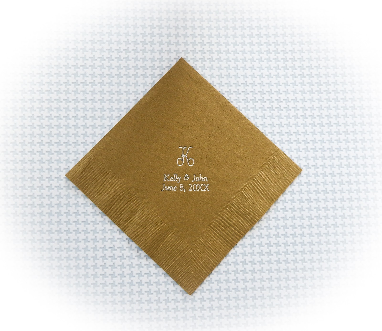 100 personalized beverage napkins for any occasion