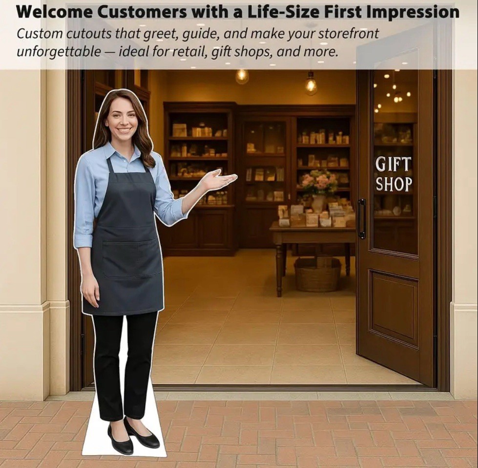 Custom life-size standees – Personalized full-body pho