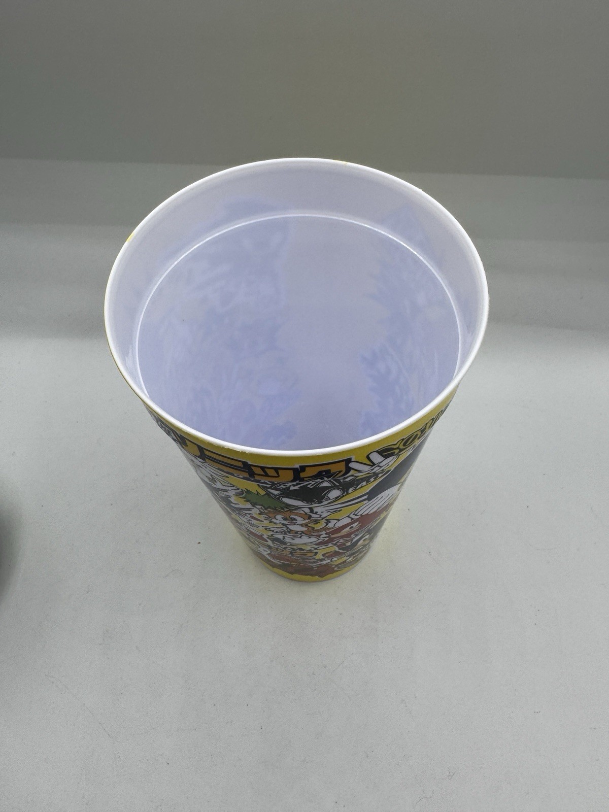 Multicolor Sonic the Hedgehog Design Plastic Stadium Cup, (1 Count)