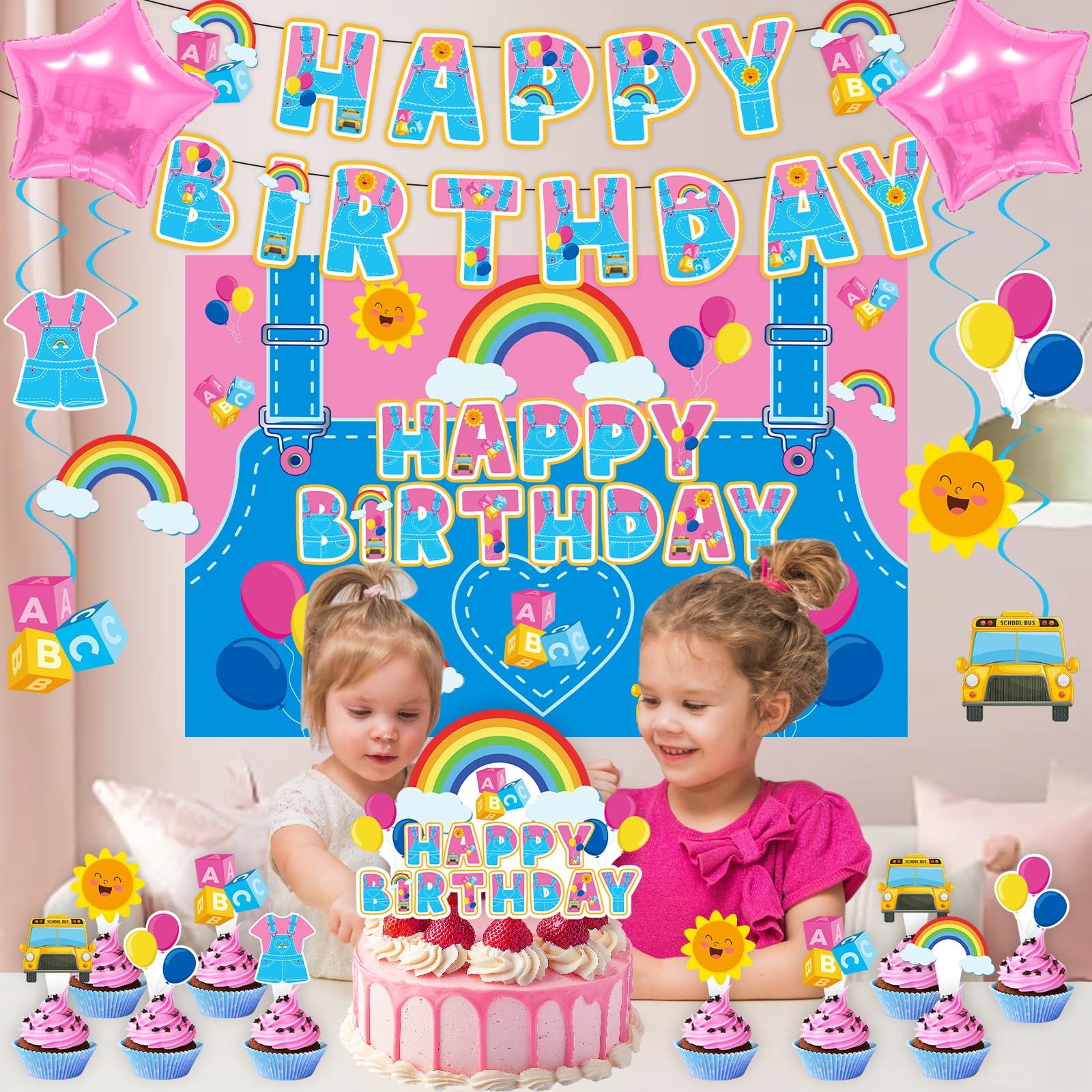 English Teacher Birthday Party Decoration Set, Enlightened Teacher Birthday P…