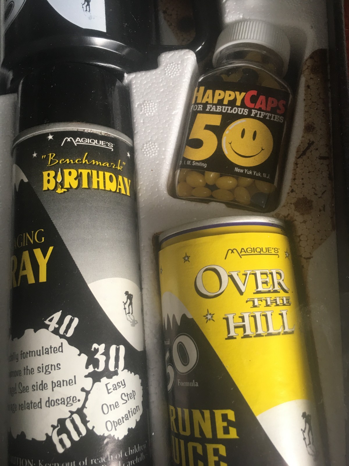 Over The Hill Coffin Gag Gift Box Novelty 50th Birthday 1994 Magique Novelty,New