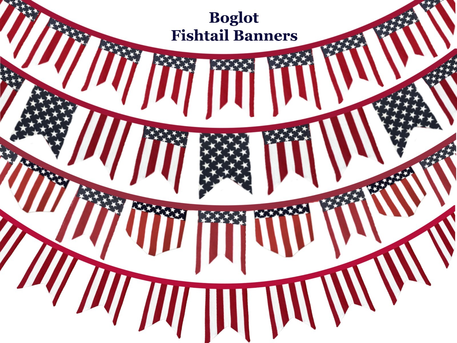 Carnival Circus Big Top Red & White Strip Pennant Flag Banner Bunting Kid Party