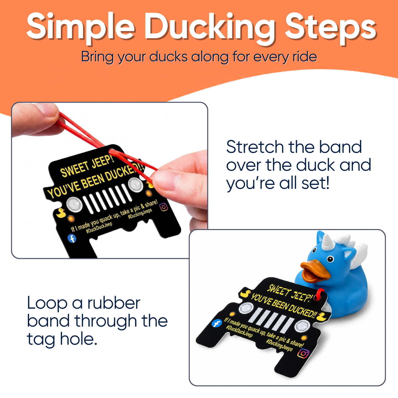 75pcs Rubber Ducks Jeep Ducking Kit 2″ Bath Toys Party Favors Bulk Jute Bag Gift