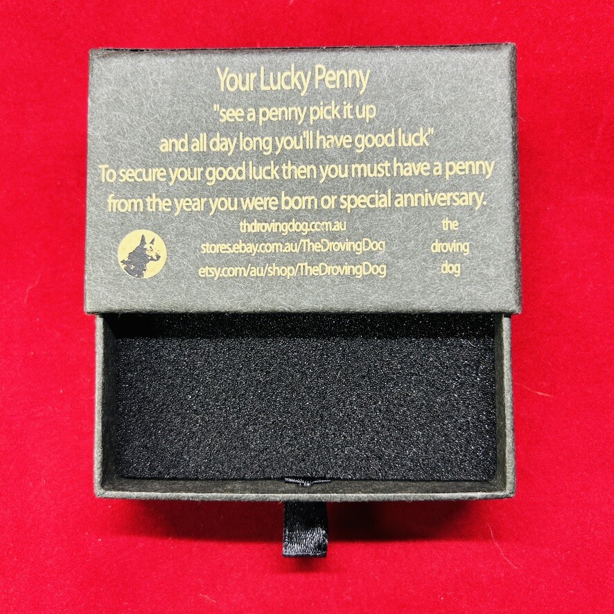 80th Birthday Gift Anniversary Present 1944 Australian Jarrah Penny Keyring