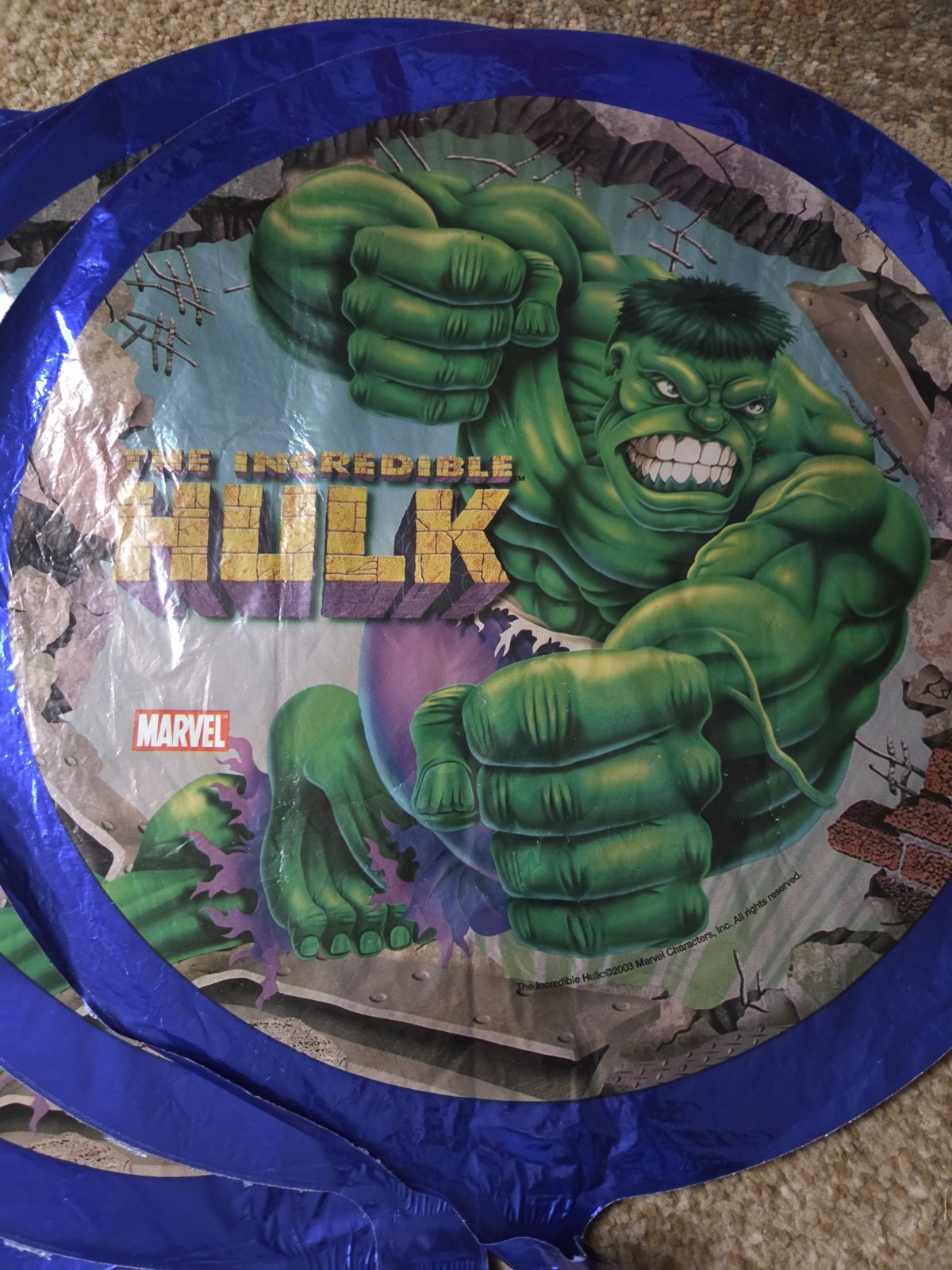 Set Of 6 18″ Round Incredible Hulk Mylar Balloons All Occasion