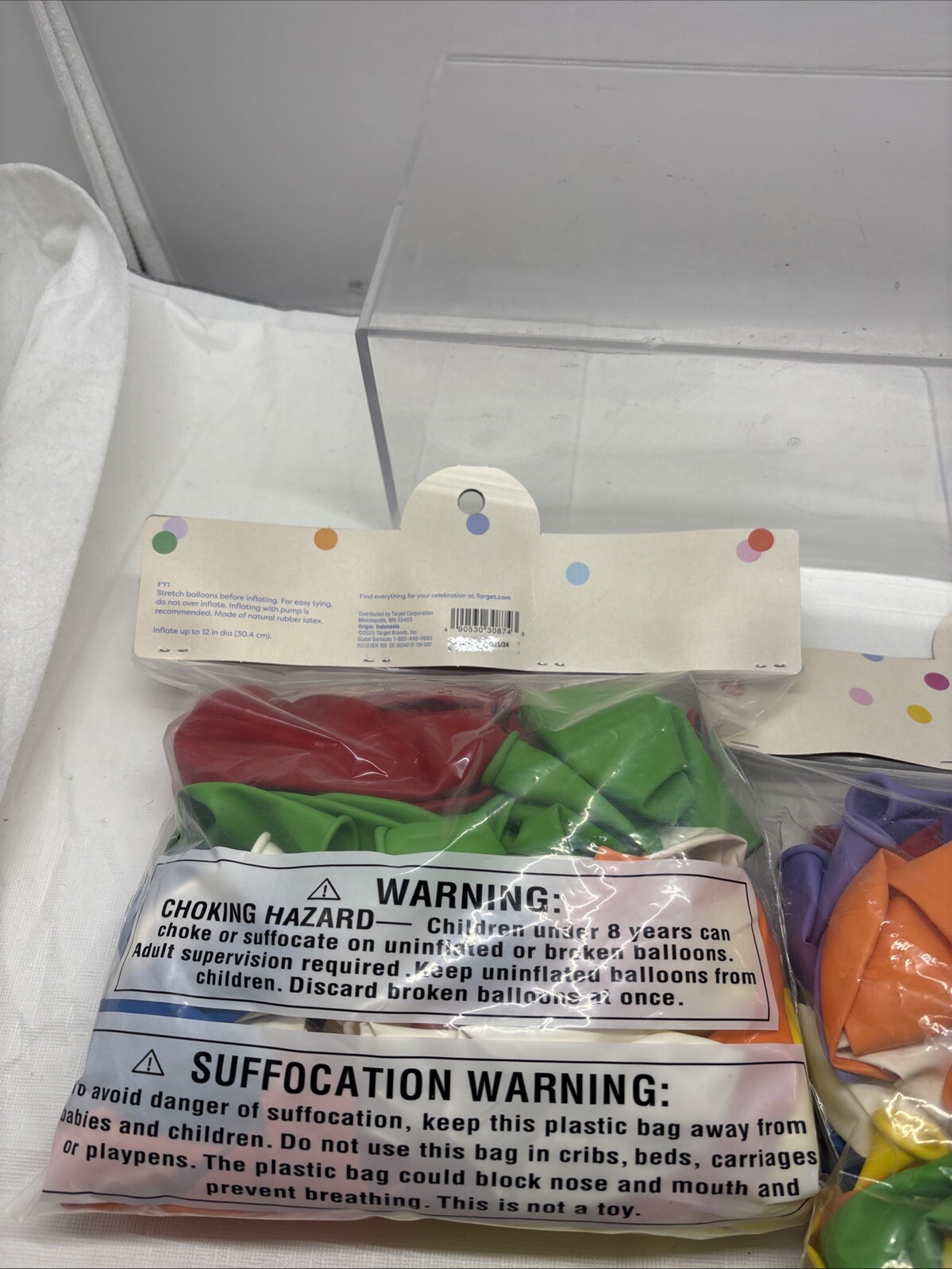 2 X SPRITZ Assorted Colors Round Balloons 72ct. 12in/30cm (B40