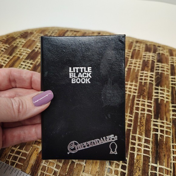 Chippendales Little Black Book 1982 Novelty Adult Humor Gag Gift Address Book