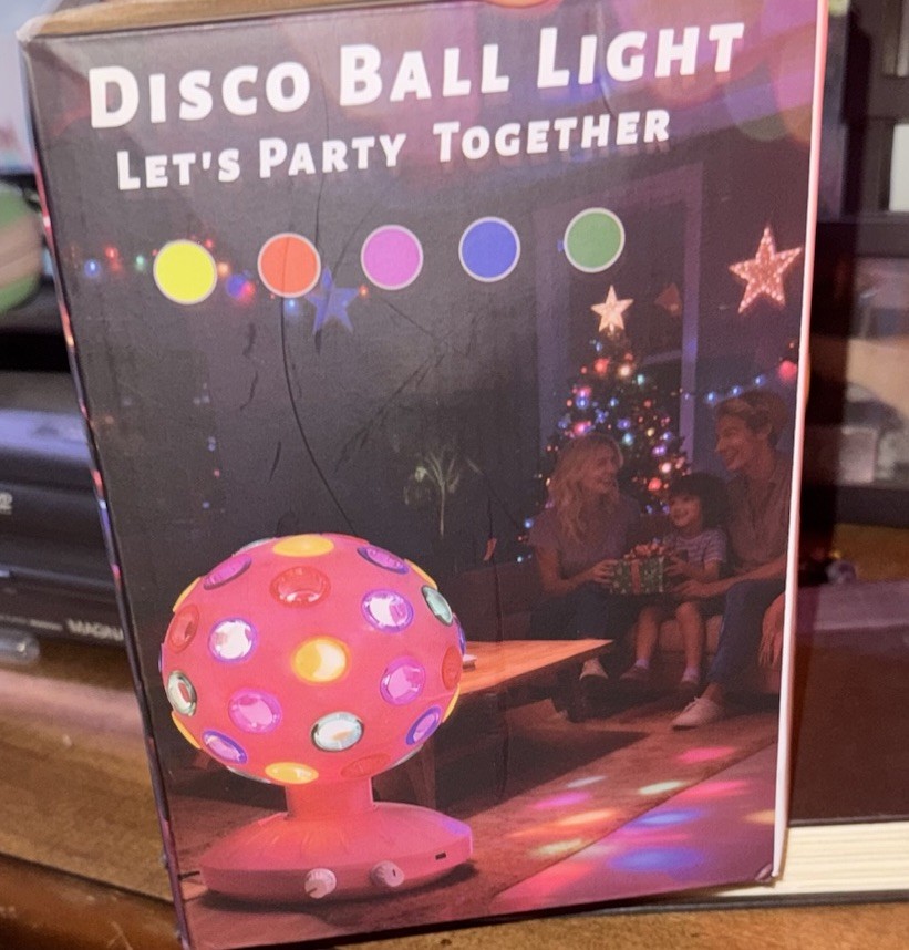 Y2K Pink Disco Ball – NIB