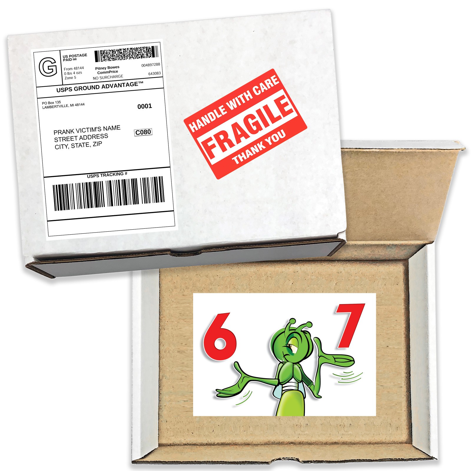 6 – 7 Six Seven Prank Mail Sent Anonymously!