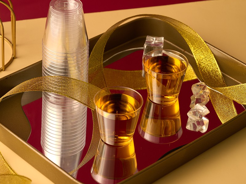 500 Pack Plastic Shot Glasses 1 oz Disposable Cups 1 Ounce Tasting Cups Party