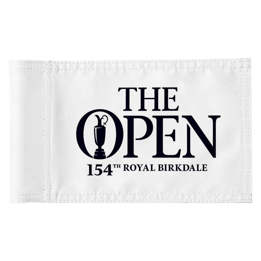 British 2026 The Open Championship Golf Pin Regulation Tube Flag 13x20Inch white