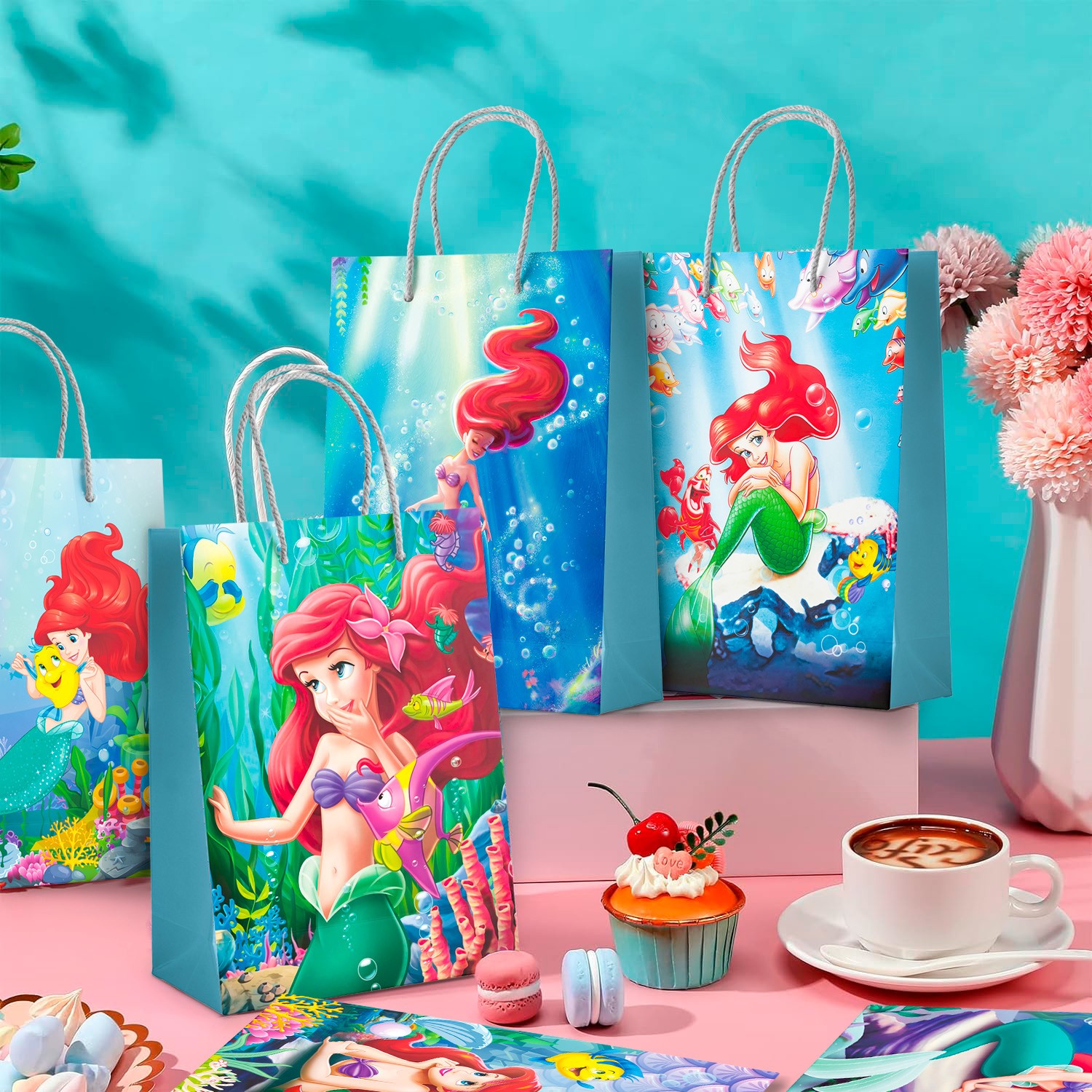 The Little Mermaid Party Favors Ariel Princess Party Gift Bags Filler Loot Bags
