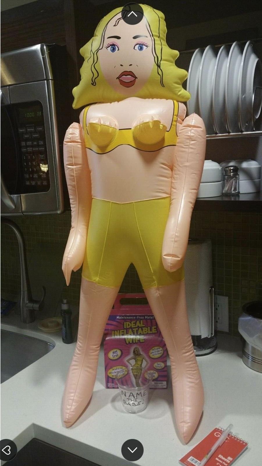 Inflatable Husband & Wife (Boyfriend & Girlfriend) Party Blow Up Bundle – 2 Pack