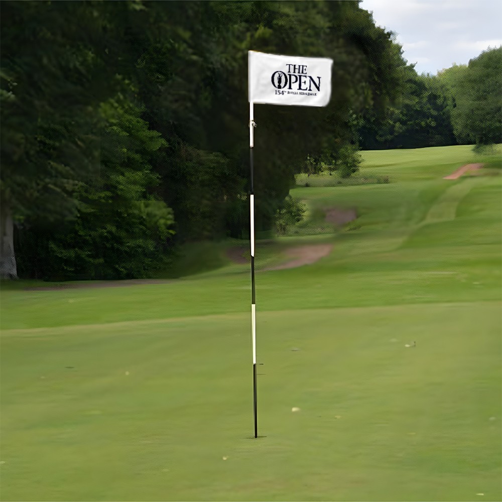 British 2026 The Open Championship Golf Pin Regulation Tube Flag 13x20Inch white