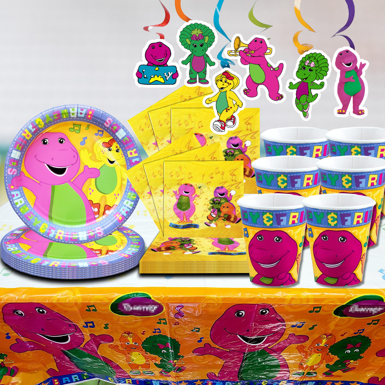 Barney happy birthday party supplies favor centerpiece decoration event theme