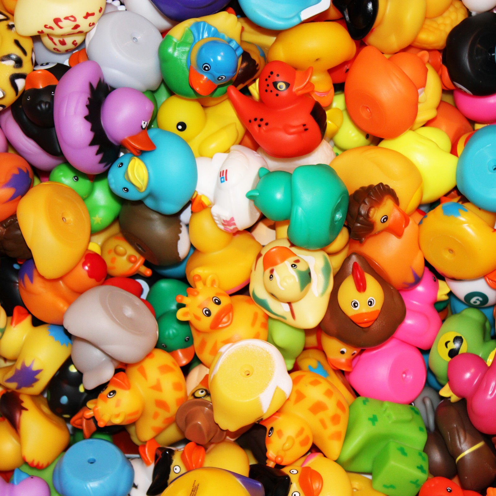 Bag of Assorted Rubber Ducks from Rubber Duckery | 100 Ducks For Duck Duck Jeep