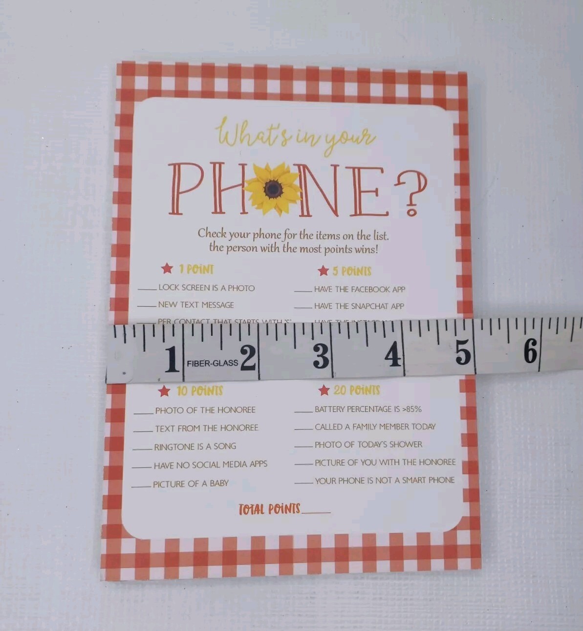Baby Shower Games Cardstock Double Sided Cards Two Games 20 Cards