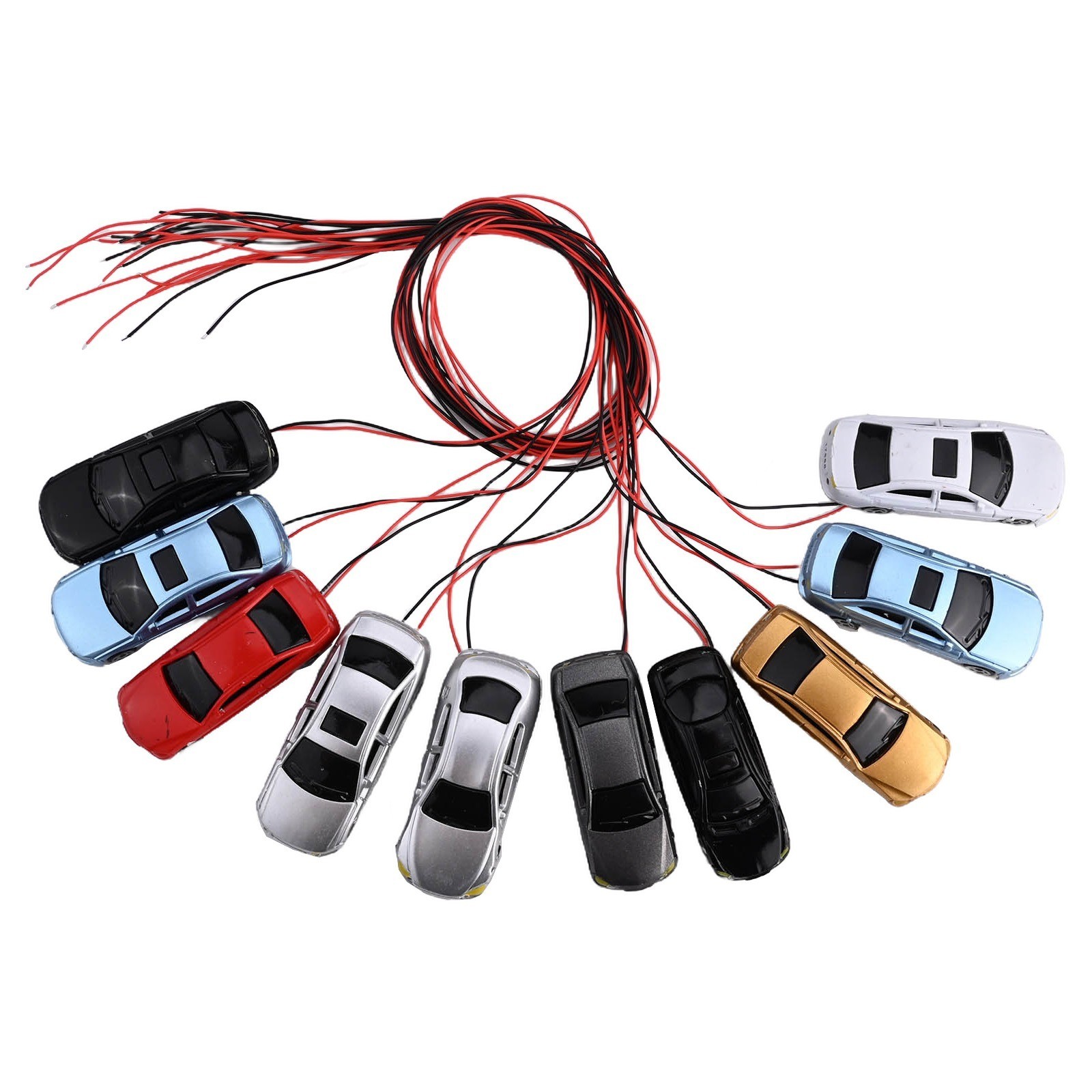 Brighten Lights Your Model Car Train With 10 H0 Scale Up Assorted Colors