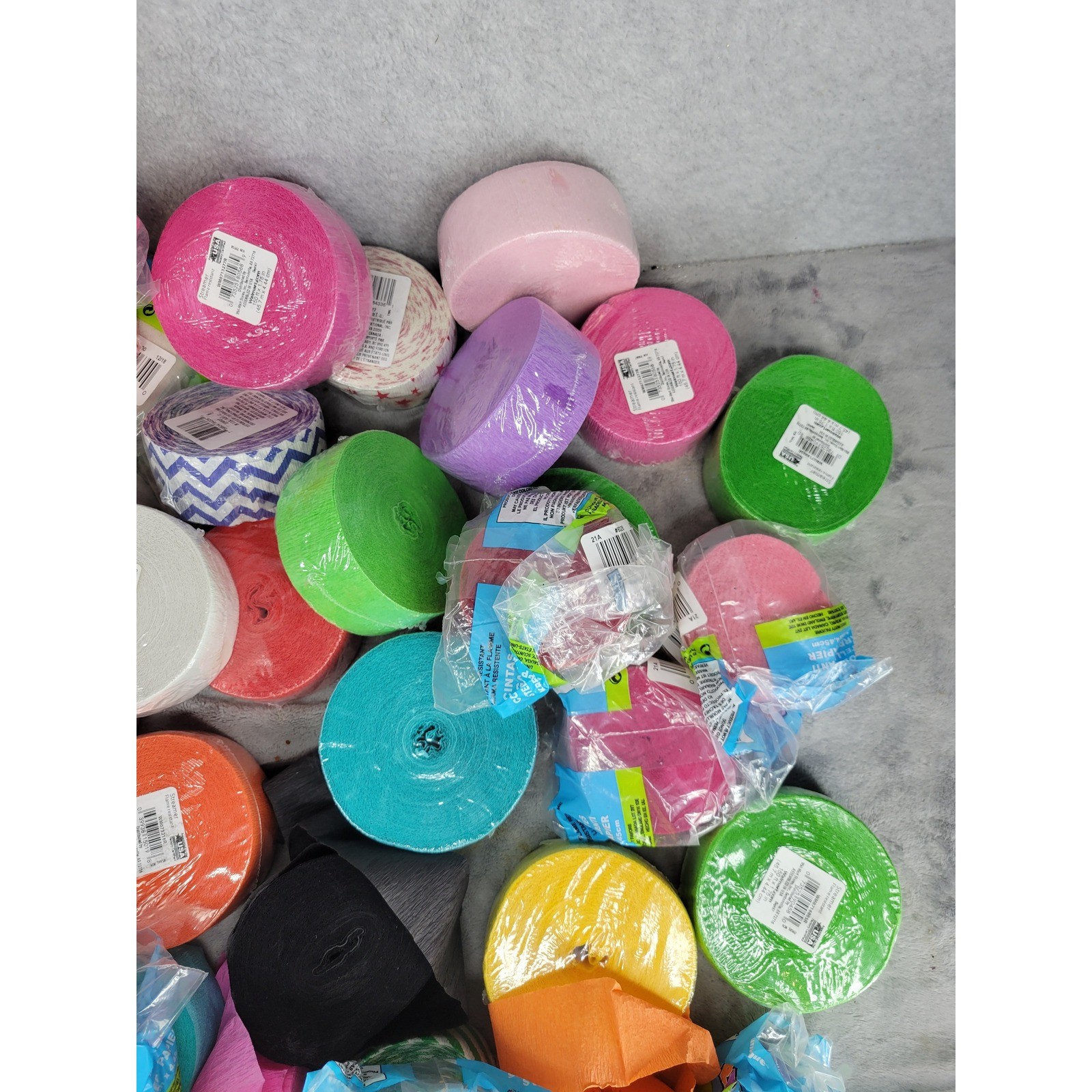 6lbs Multicolored Solid Color Crepe Streamers Paper Party Wedding Decoration