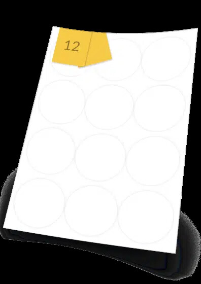 Sheet of Personalised Secret Agent Spy Party Stickers for Sweet Cones