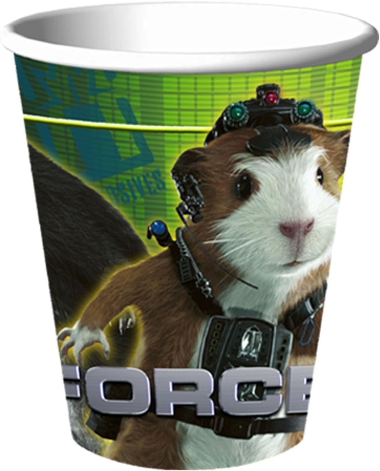 RARE G-Force Disney Secret Agent Spy Movie Kids Birthday Party 9 oz. Paper Cups