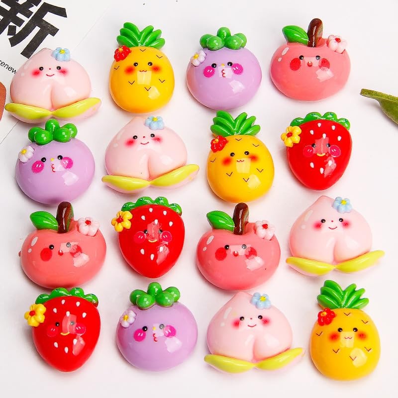 10Pcs 3D Cute Shiny Fridge Magnets – Five Creative Fruit Appearances?Stylish Mag