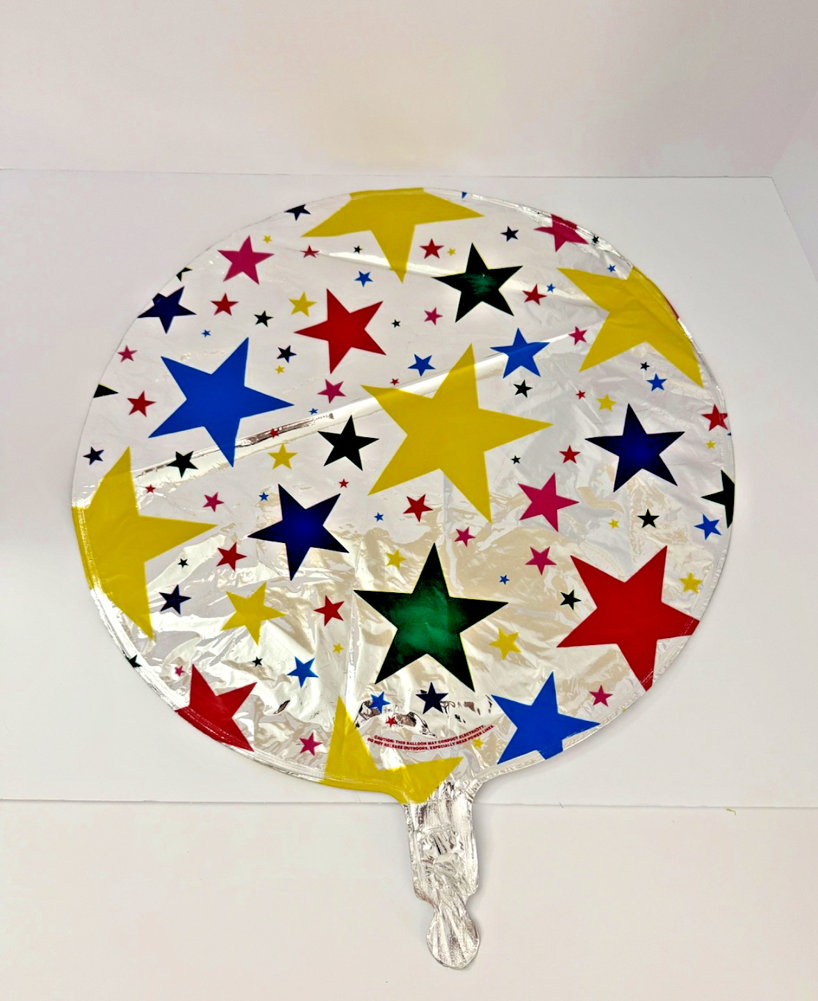 Silver Balloon with Stars – 18″ – Qualatex